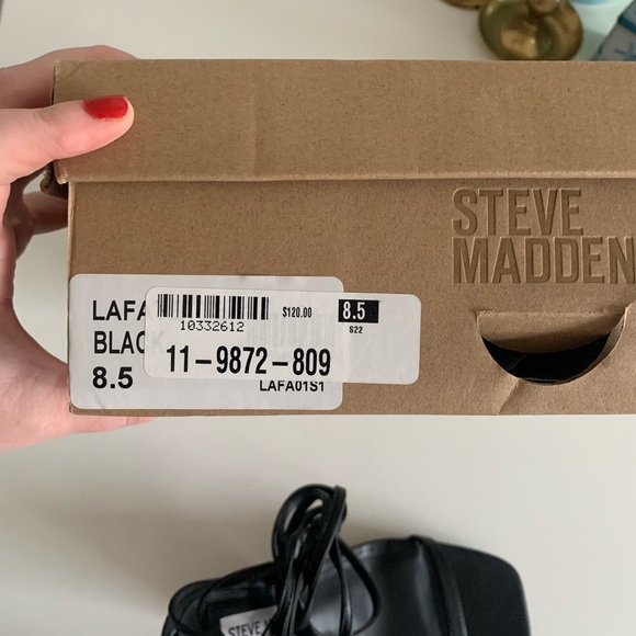 Strappy Steve Madden Leather Heels - Picture 5 of 5